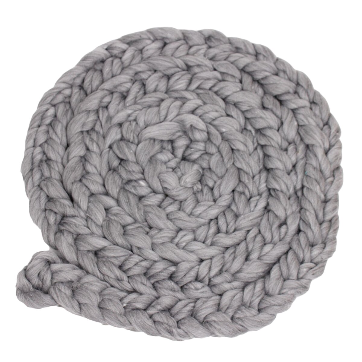 5 kleuren pasgeboren wollen vlechtwikkel, rekbare wikkel, babysjaal, pasgeboren foto-accessoires, deken, fotografie-accessoires, zachte babydeken: Lichtgrijs