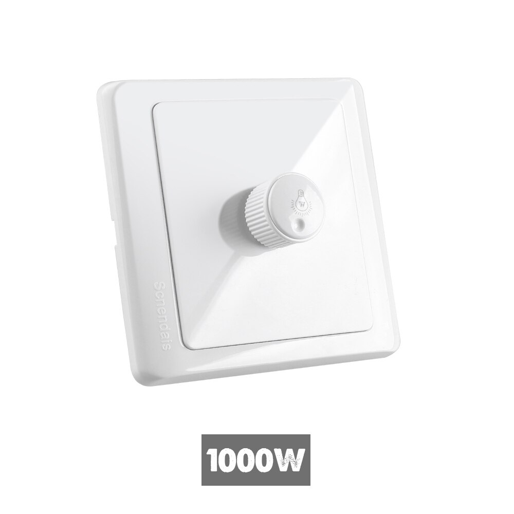 LED SCR dimmer wall switch AC220V 300W 600W 1000W LED Dimming Controller For Dimmable Ceiling light Downlight Spotlight: 1000W