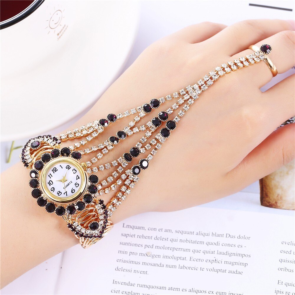 Top Luxus Uhr Strass Armband Uhr Frauen Uhren Damen Armbanduhr Relogio Feminino Reloj Mujer Montre Femme