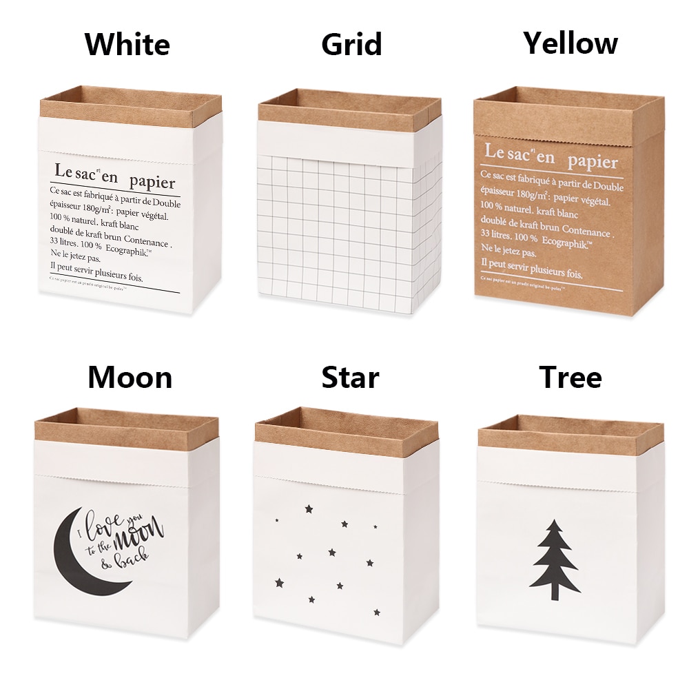 1PC nordisch Stil Schichten Doppel Kraft Papier Vase Dekoration Künstliche Blume Vase Blumentopf Wohnkultur Getrocknete Pflanze korb