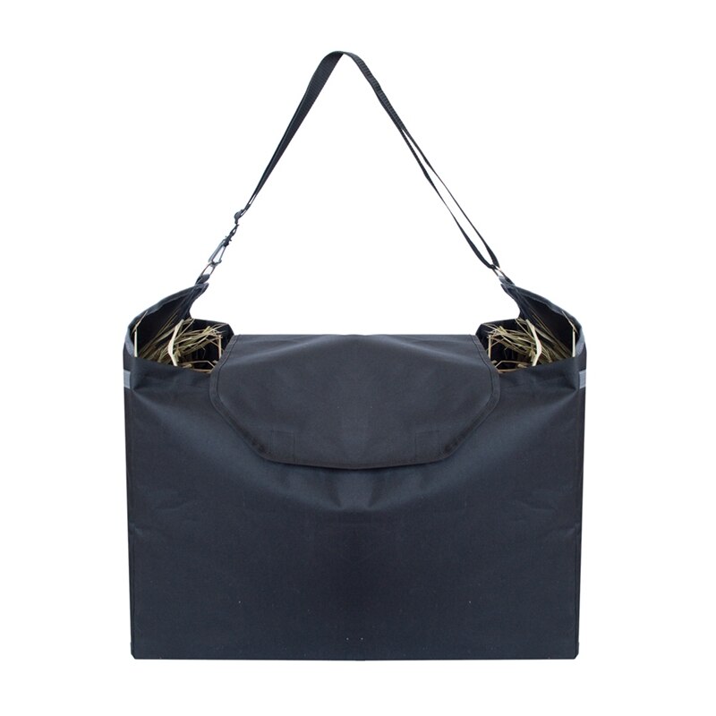Nylon Hay Tote Bag With Adjustable Strap Large Capacity Hay Pouch Bag Heavy Duty And Durable Easy To Fill And Carry