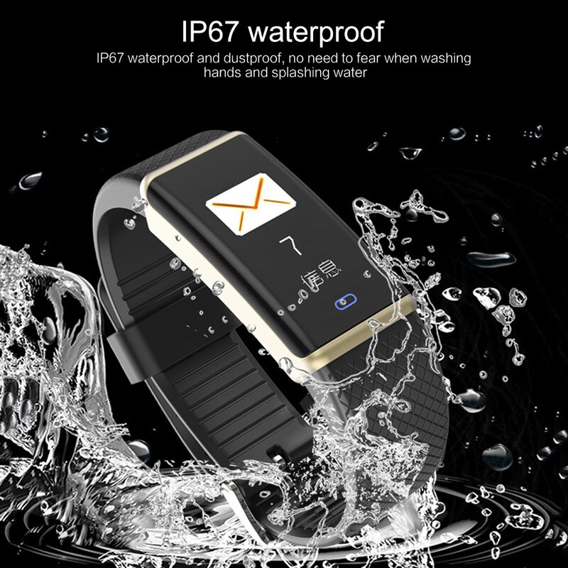 R9 color screen multi-function smart pedometer sports bracelet men women fitness watch heart rate blood pressure step counter