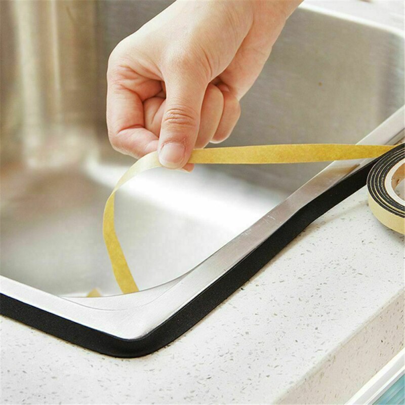 1Rolls 2M Keuken Gasfornuis Kloof Afdichting Plakband Anti Flouring Stofdicht Botsing Deur Raam Afdichting Strip sink Kachel Crack
