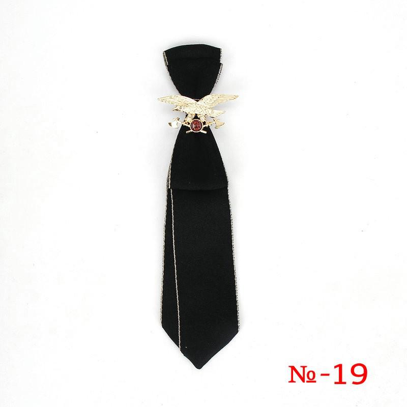 Corbata de cinta negra hecha a mano, joyería de diamantes de imitación de cristal, camisas Unisex, Collar para niños, corbatas para el cuello, uniforme escolar, corbata para mujer: 19