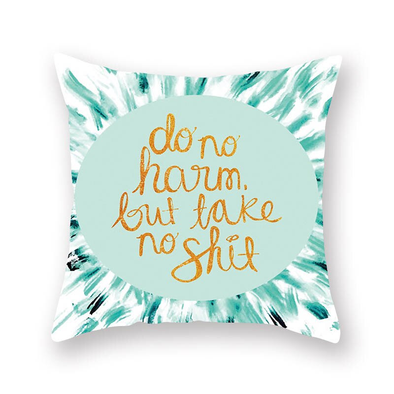 Housse de coussin, motif géométrique, 1 pièce, couleur verte, 45x45cm, Texture marbrée, décoration pour canapé taie d'oreiller