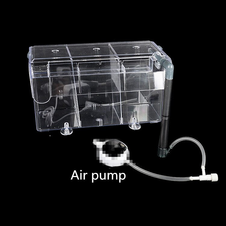 Wall Hanging External Breeding Box Transparent Aquarium Fish Tank Isolation Box With Water Pump Aquarium Box