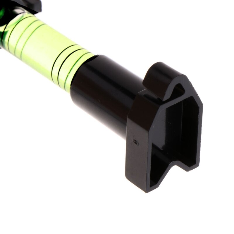 Pocket Line Hanging Level Brick Rope Cord Wire String Bubble Hanger Black D7WA