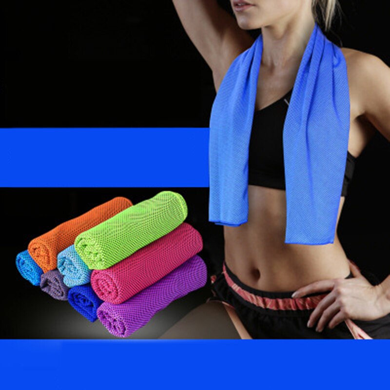 Microfiber Sport Handdoek Snelle Koeling Ice Gezicht Handdoek Sneldrogende Strand Handdoeken Zomer Blijvende Instant Chill Handdoeken Yoga Golf handdoek