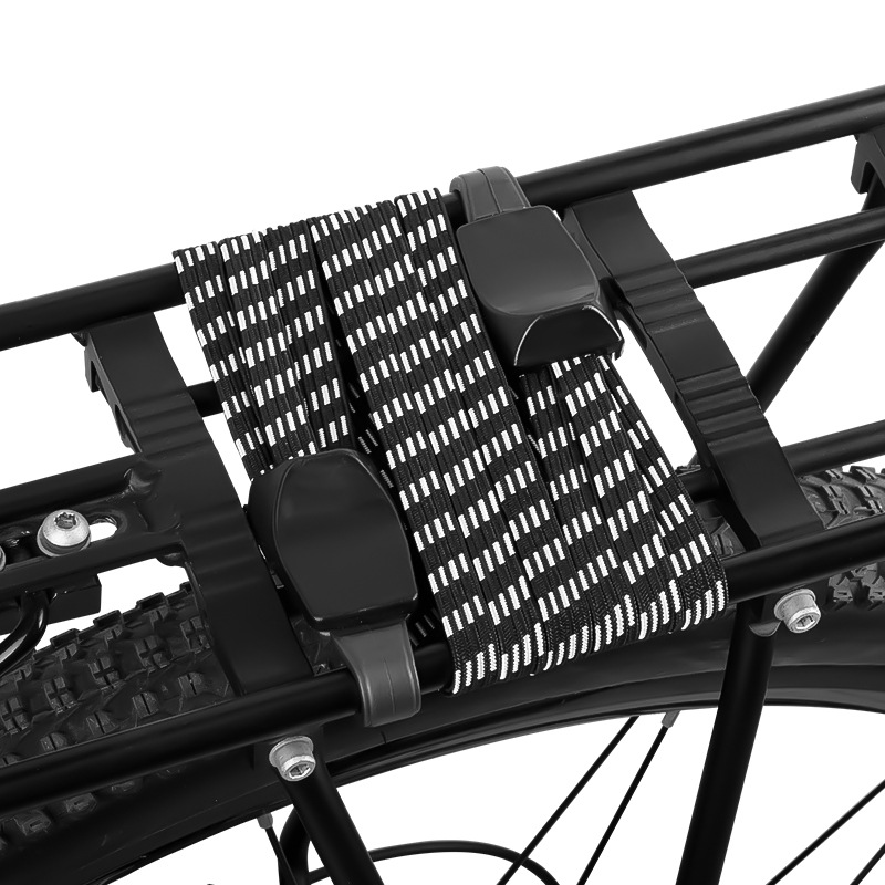 Mtb Fiets Bagagedrager Intrekbare Elastische Band Fiets Cargo Rekken Gebonden Rubber Bandjes Touw/Koffer Band Met Plastic Haken