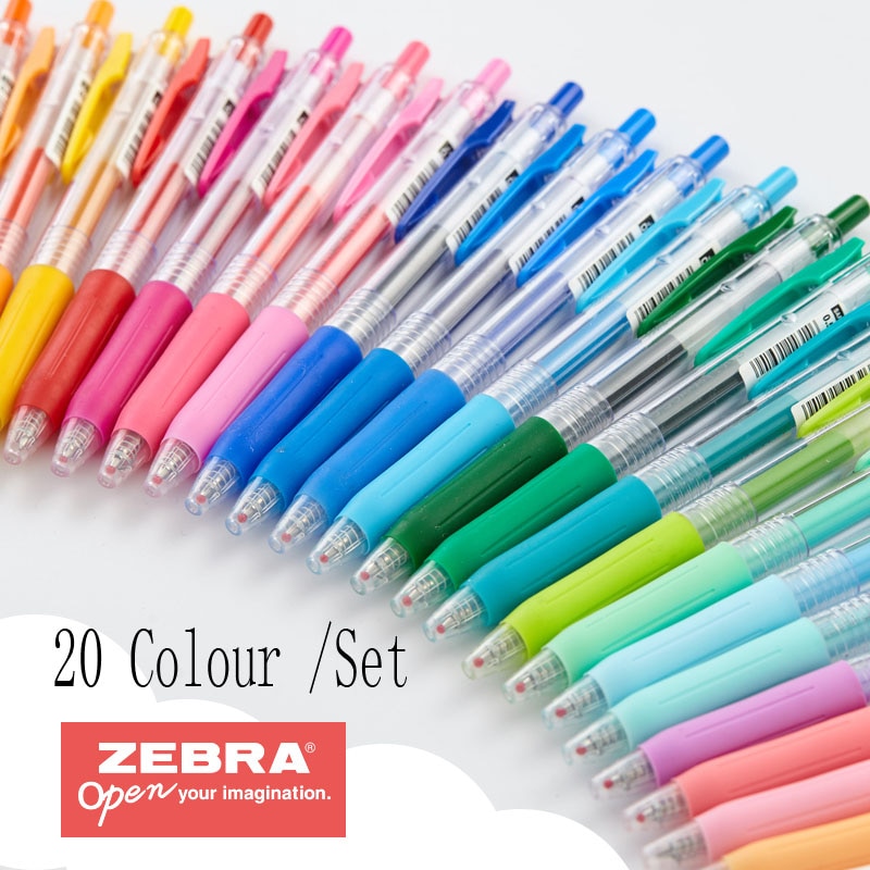 Colour/Set Japan Zebra SARASA JJ15 Gel Pen 0.5 mm Drawing pen Marker Pen Office School Supplies