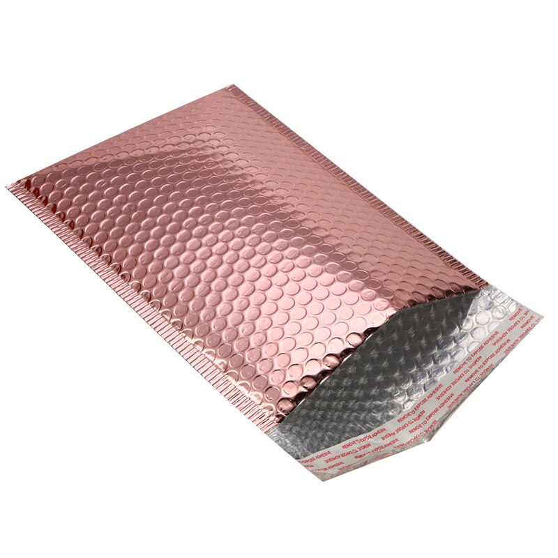 10/30/50Pcs Rose Gold Foam Envelope Self Seal Mailers Padded Envelopes With Bubble Mailing Bag Packages