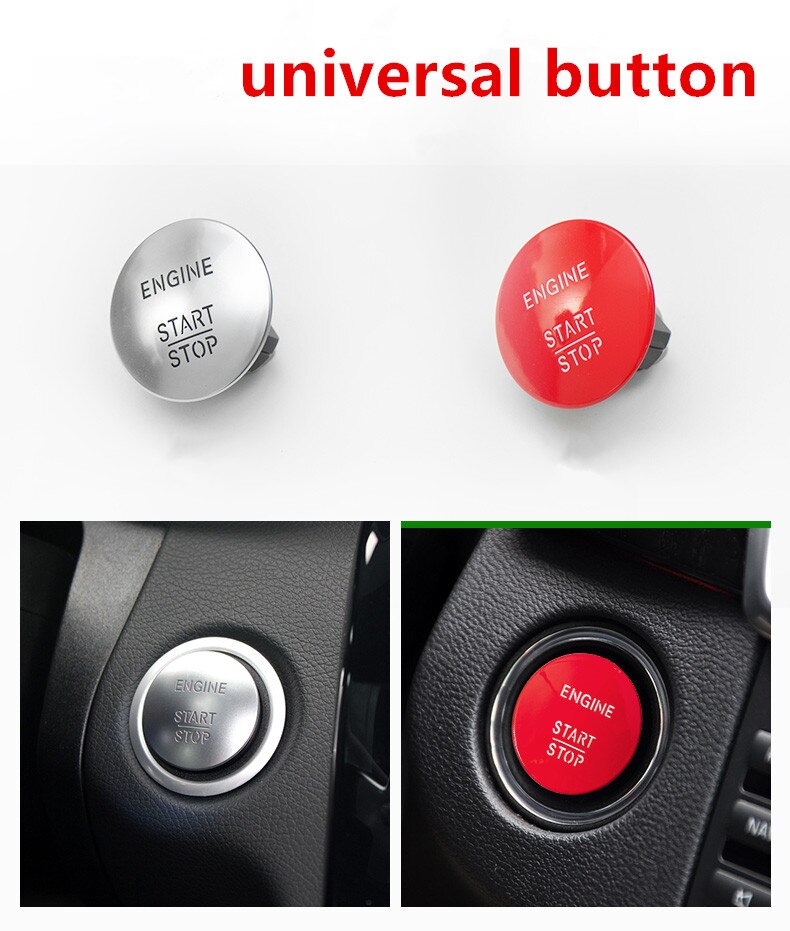 5x start-stop-drukknop motorcontactschakelaar voor mercedes-benz  w204 w205 w212 w164 w166 w221