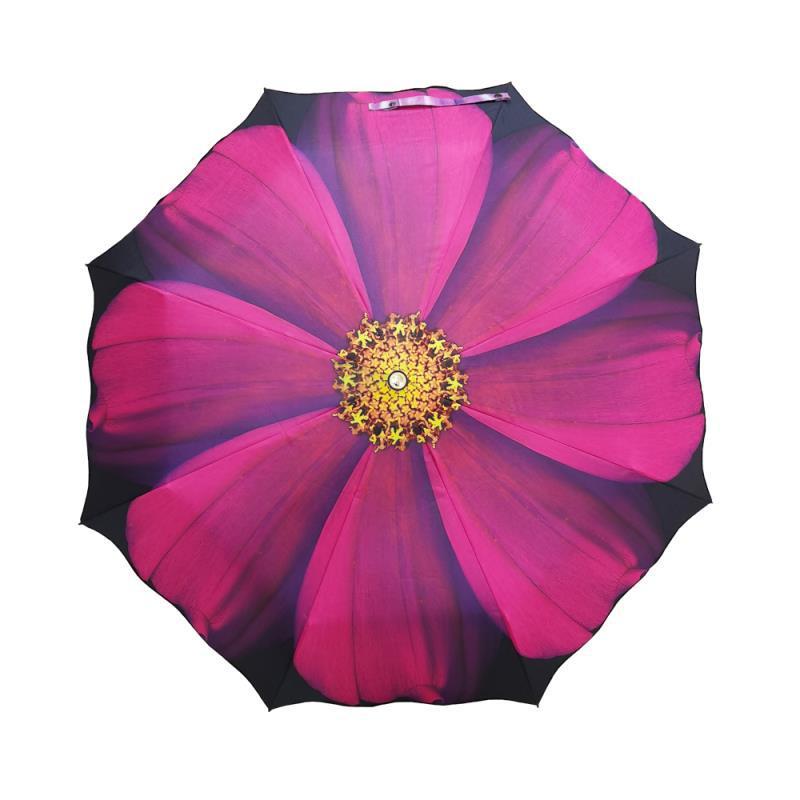 3d Sunflower Umbrella Women Three Folding Windproof Wasterproof Anti Uv Parasol Sunny Rainy Women's Umbrella: 5