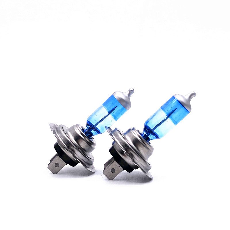 Lâmpada halógena para carro H4 H7 H11 azul fresco 12V feixe alto e baixo 55W lâmpada de neblina H8 H9 H10 HB3 HB4 HIR2 9005 9006 farol 5000K