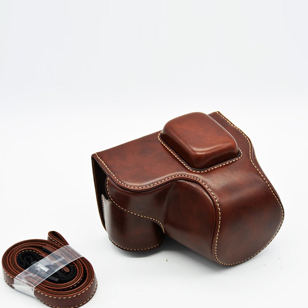 Funda protectora rígida de cuero PU para cámara Samsung NX500 16-50mm lente 3 colores