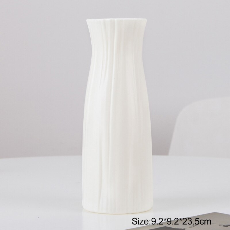 Vaas Moderne Minimalistische Wit Roze Grijs Ornamenten Bloemenvaas Arrangeur Thuis Vazen Mand Bloem Decoratie Vazen: F