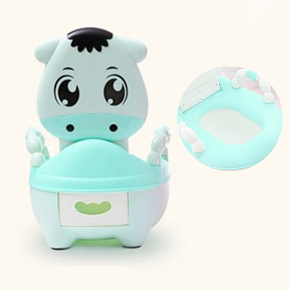 Baby potte toilet træningssæde bærbart plastik pottetræner børn indendørs baby potte stol plastik #39