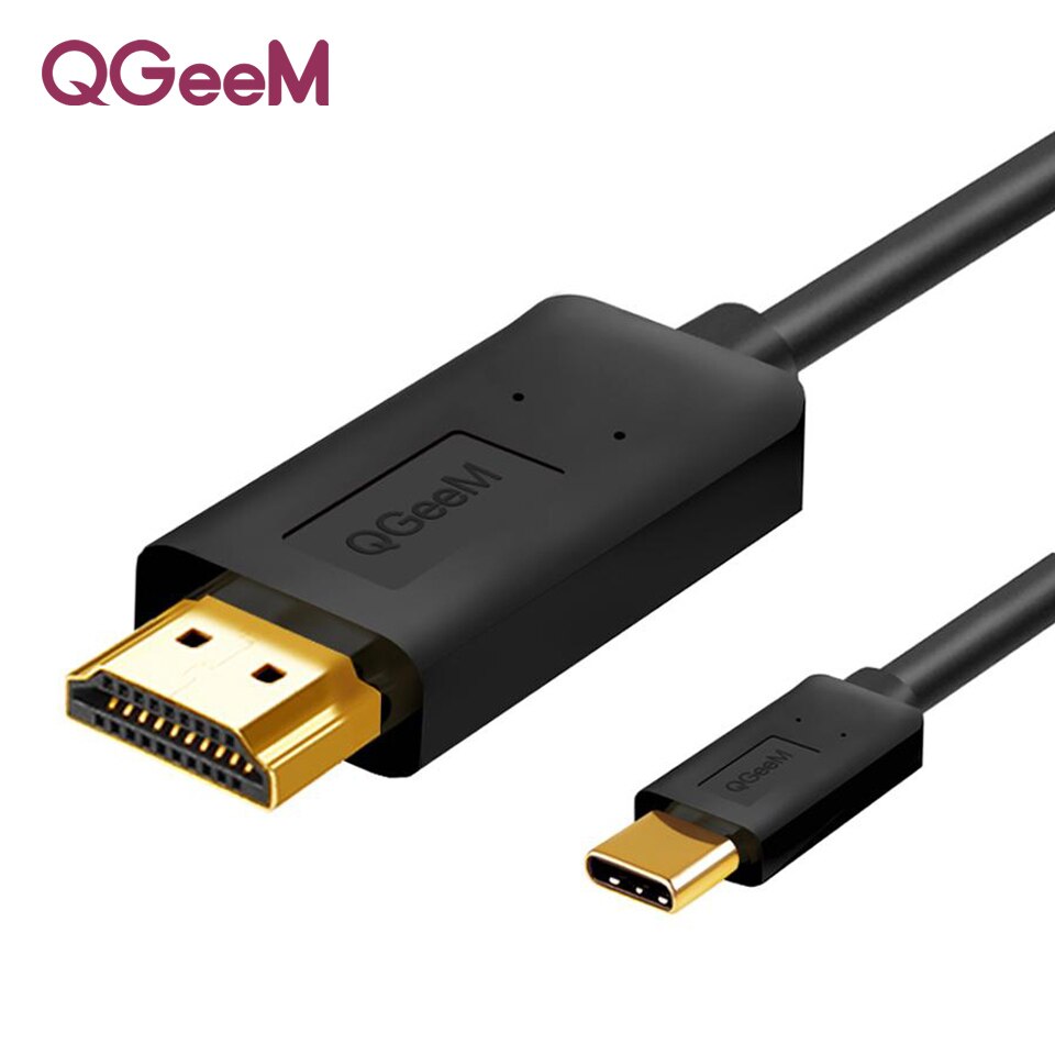 Usb C Naar Hdmi Kabel Adapter 4 K 1080P 60Hz Usb Type C Naar Hdmi 2.0 Kabel Thunderbolt 3 Kabel Voor Macbook Huawei Mate10 Sumsang S8: 4K 30HZ BLACK / 1.8m