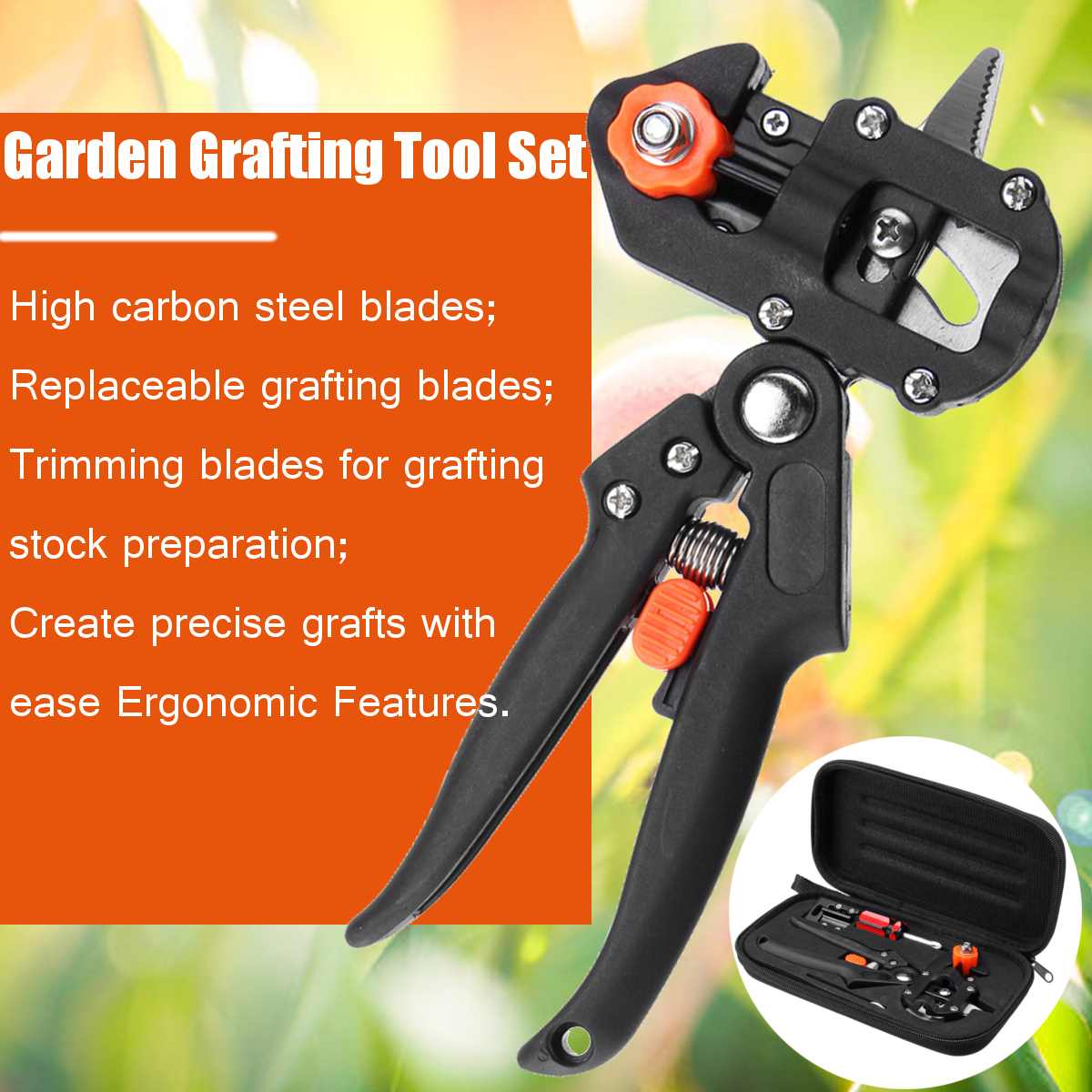 5 Pcs Nursery Grafting Tool Garden Branch Cutter Plant Cut Scissor Shear floristry grape Secateur Fruit Tree pruning vine Seed