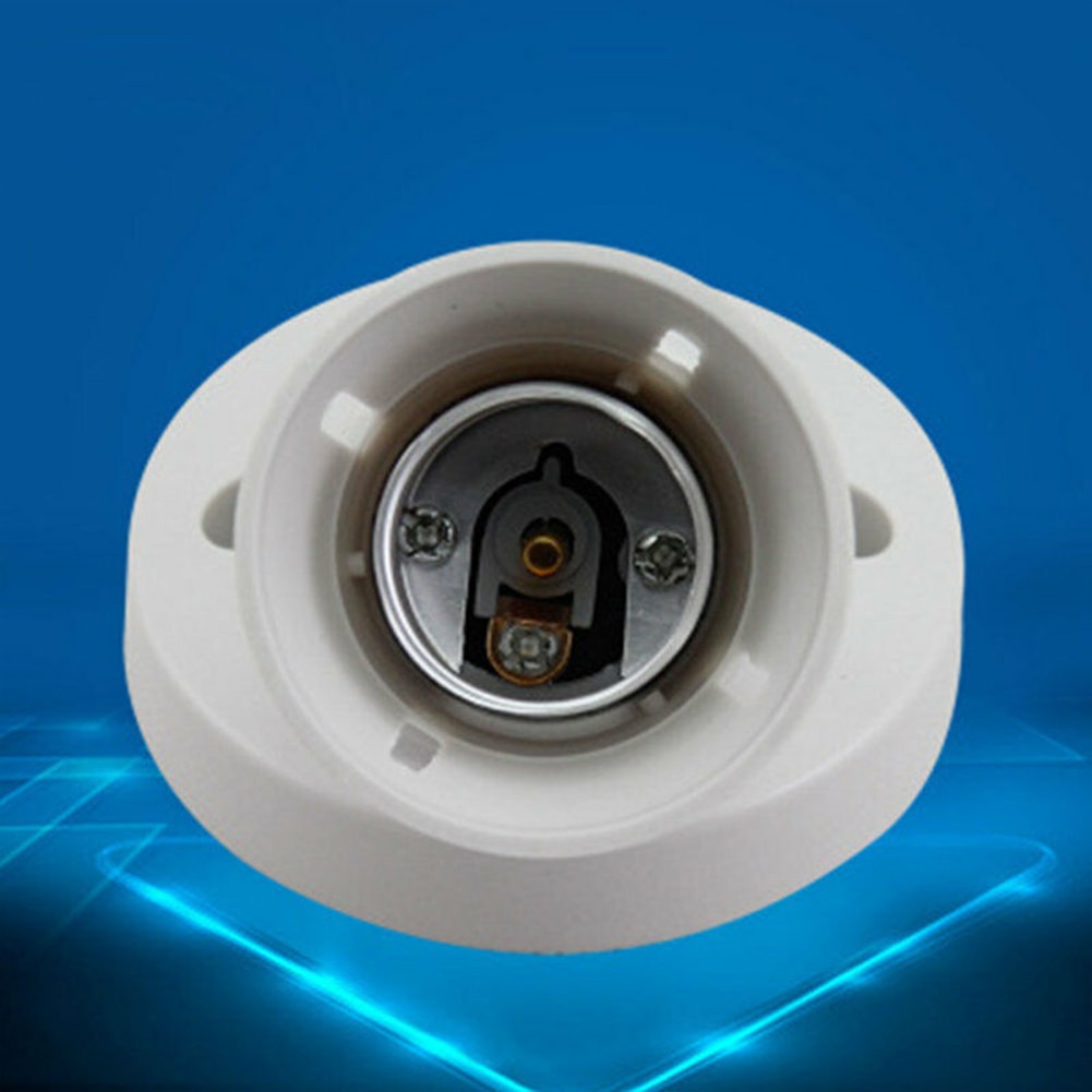 Lampfot adapter montering vägg tak lamphållare skruvlock konverter sockel pendel praktisk kontakt  e27