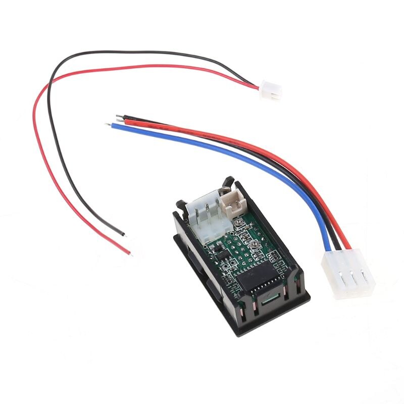 DC 100V 10A Voltmètre Ampèremètre + Rouge LED Ampère Double Voltmètre Numérique Jauge Bleu