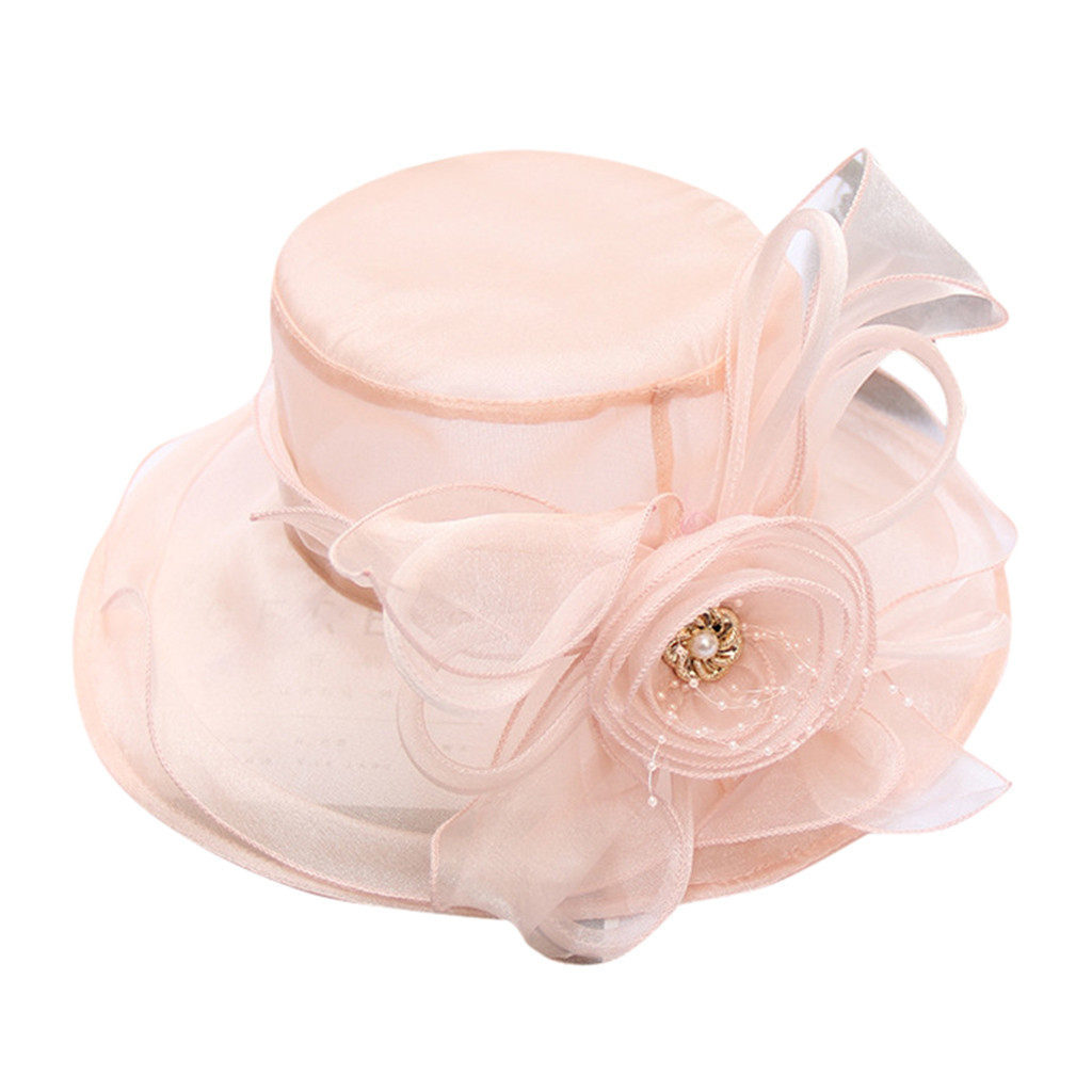 Womens Hats Fashionable Church Kentucky Daily Cap Fascinator Bridal Tea Party Wedding Hat Ladies Fascinator Hat Summer: Beige
