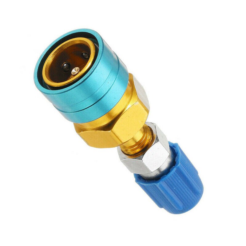 1Pcs Brand CDIY R1234YF To R134A Connector Low Side Adaptor Straight Quick Coupler Connector