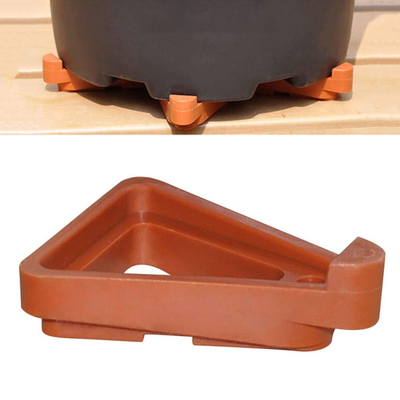 12 pçs vaso de flores pés suporta exibição não deslizamento risers bonsai estande jardim ao ar livre indoor suporte flor flores crescente