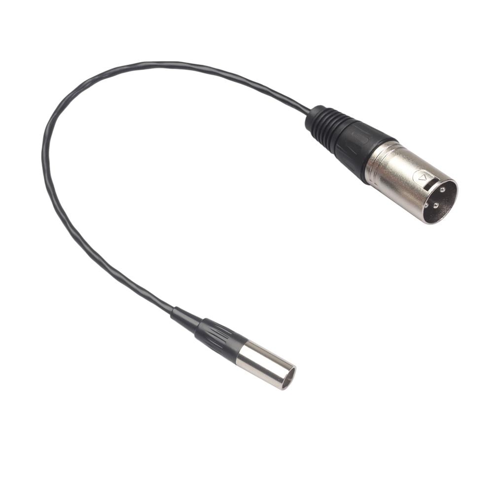 3pin Mini XLR male naar XLR male Kabel 0.3m Voor PC Hoofdtelefoon Mixer Microfoon Stereo Camera Versterker