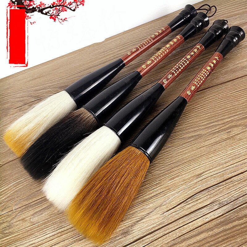 Chinese Calligraphy Brush Painting Regular Script Couplets Weasel Woolen Writing Brush Ultra Large Calligraphy Brush Caligrafia