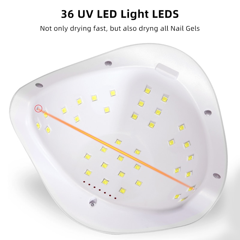 Zon X5 Plus Uv Led Lamp Voor Nagels Droger 36 / 12 Leds Gel Nail Lamp Drogen Lamp Voor Gel vernis 4Timing Lcd Ijs Lamp Voor Manicure