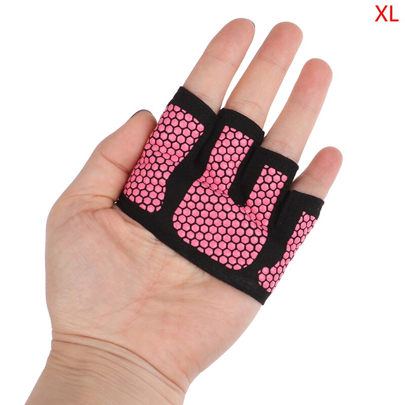 Guantes de medio dedo para Fitness para hombre y mujer, para Crossfit, entrenamiento, gimnasio, levantamiento de pesas de potencia, culturismo, Protector de manos