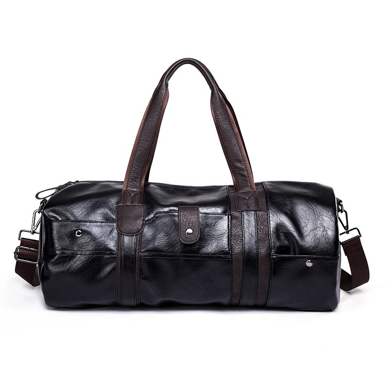 Men's Travel Bags Luggage Waterproof Suitcase Duffel Bag Big Large Capacity Bags Casual High-Capacity PU Leather Handbag