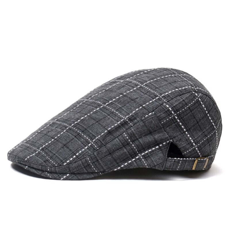 Boina de Golf para conducir para hombre, gorro clásico de invierno, cálido: black