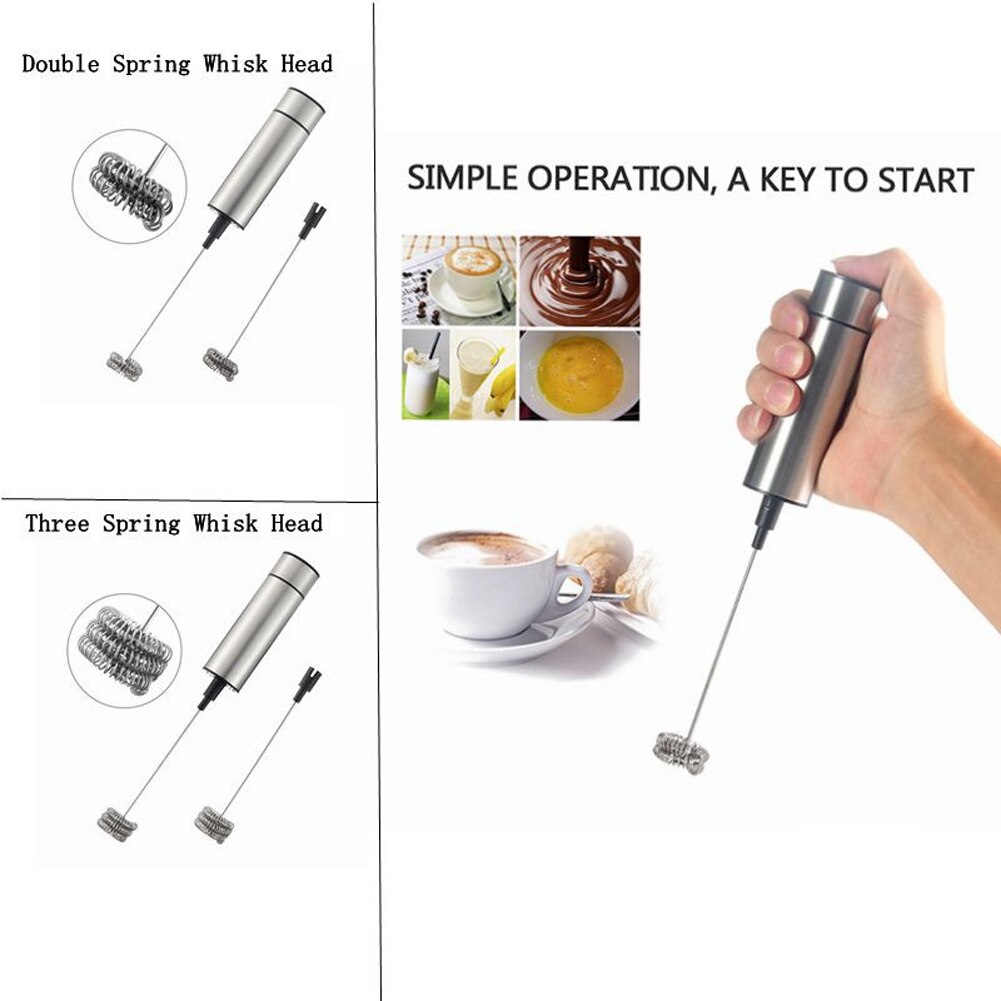 milk foam electric hand held double triple beater stirrer mixer mixer machine coffee tool