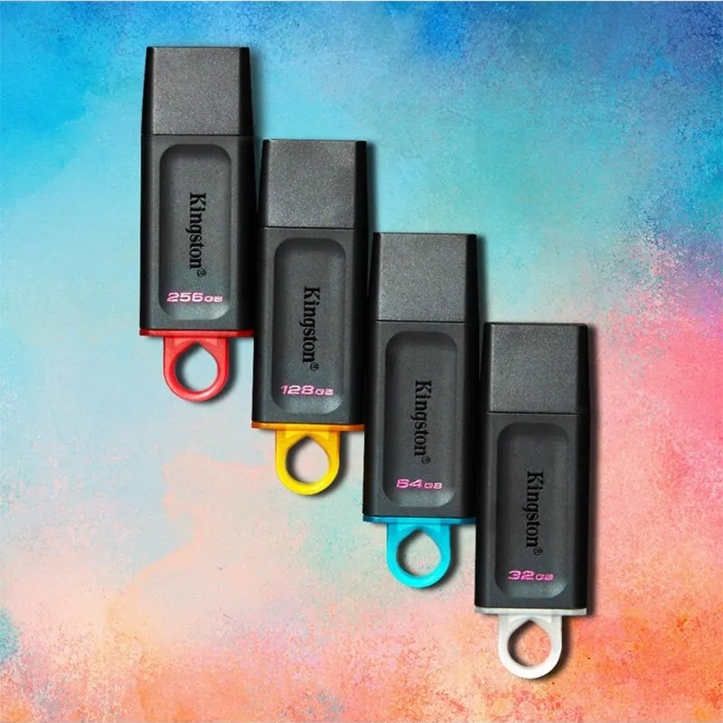 Kingston Pen Drive USB Flash Drives DTX Pendrive 64GB 128GB 256GB High Speed USB3.2 Flash Disk Mini Key Memory Stick 3.0