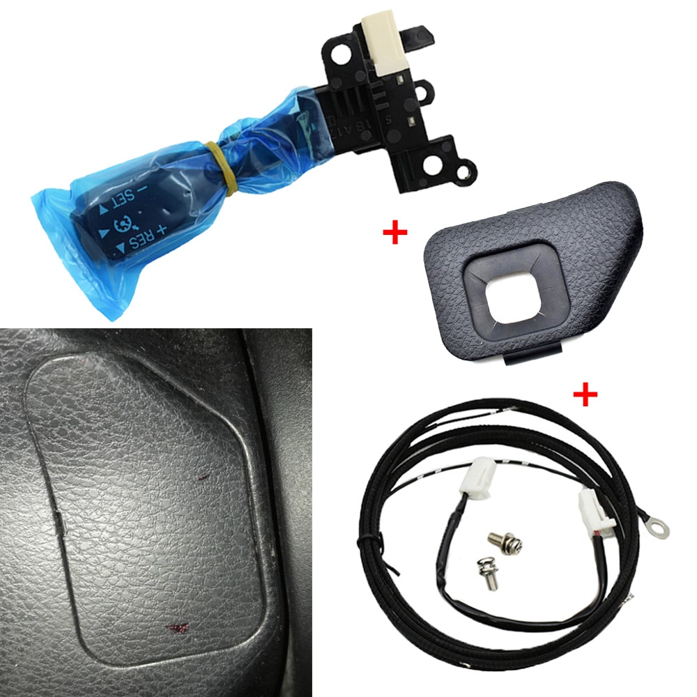 Cruise Control Switch 84632-34011 for Toyota Corolla RAV4 Steering Wheel Cover 45186-0R030 45186-0R030-C0