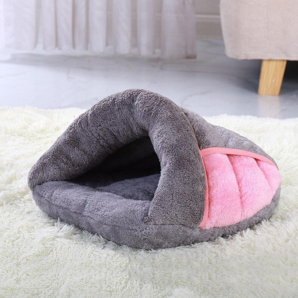 Lit pour animaux domestiques, niche d&#39;hiver pour chiens et chats, tapis de coussin, panier d&#39;intérieur, niche, produits pour chats