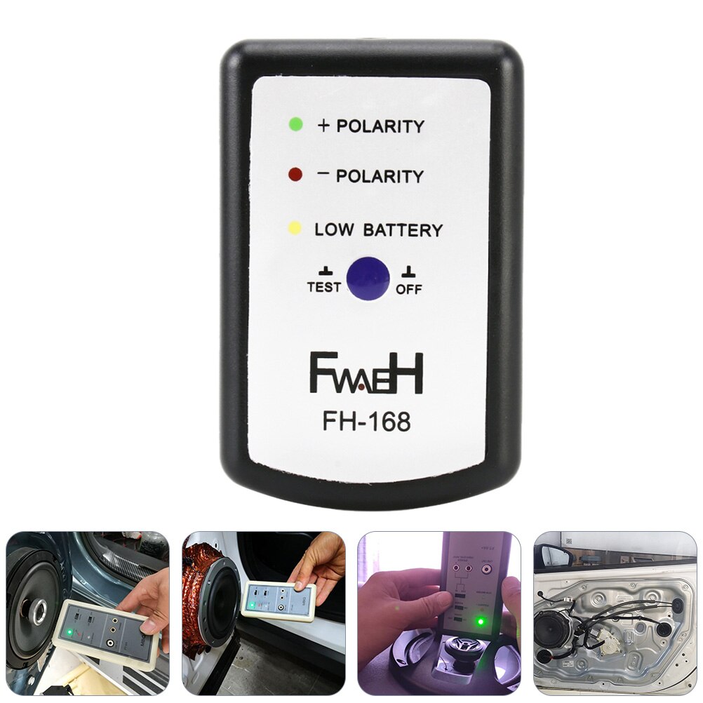 Car Audio System Speaker Polarity Tester FH-168 Phase Meter Speaker Phasemeter Loudspeaker Audio Auto Sound Speaker