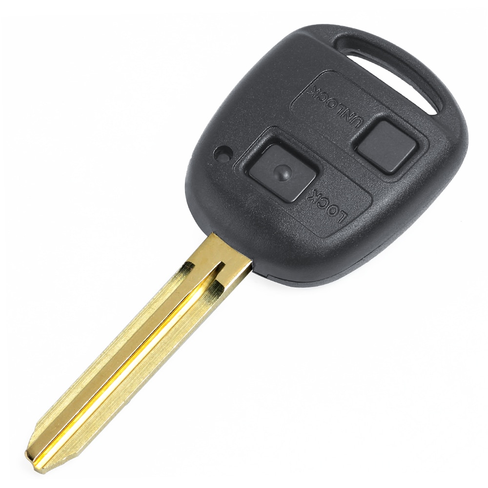 Keyecu Remote Key FOB 2 Button 433MHz 4D67 Chip For Toyota Prado Avensis Tarago 120 RAV4 Kluger 2003 Uncut Blade TOY43