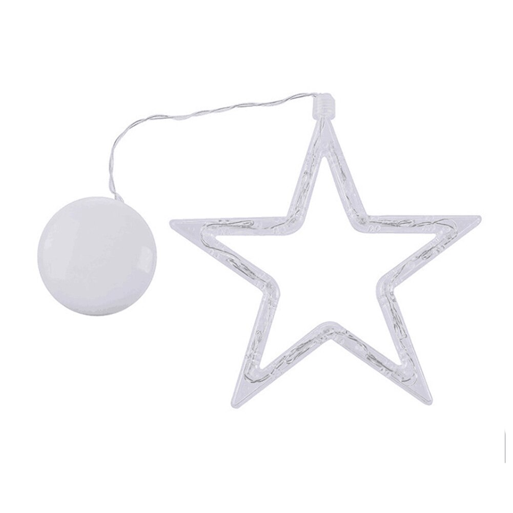 Led christmas elements roikkuvat verhot valot string joulu kotijuhla koristelu lad: Pentagrammi