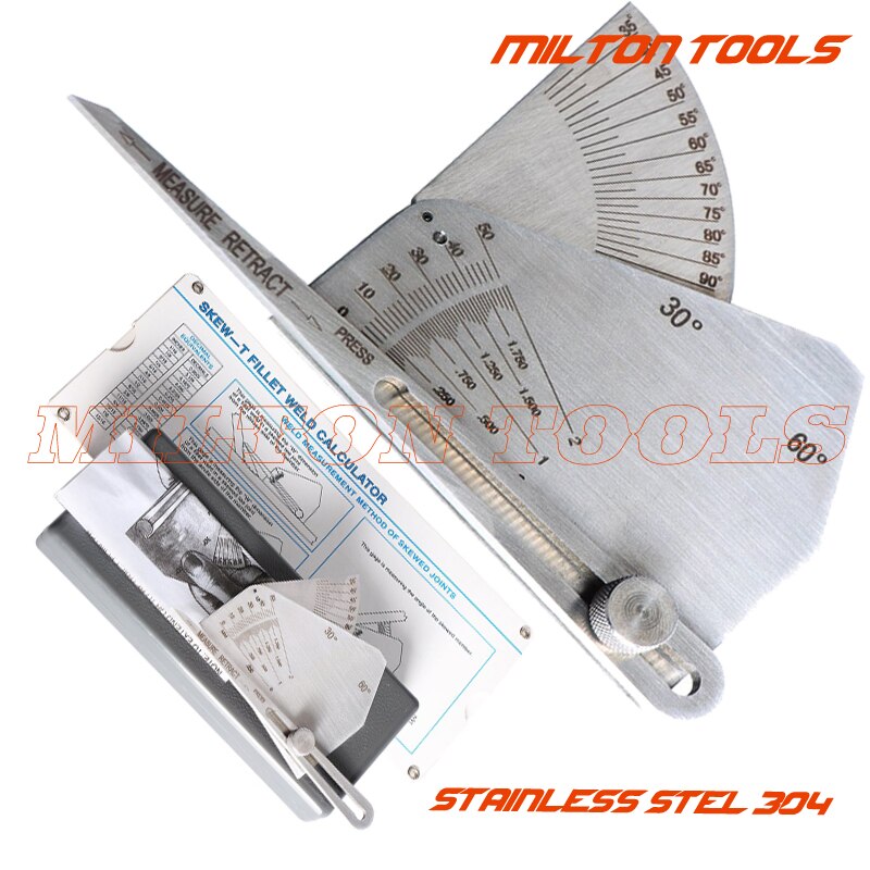 ! Skew-T Fillet Weld Gauge WELD CALCULATOR Weld measurement method of skewed joints fillet weld