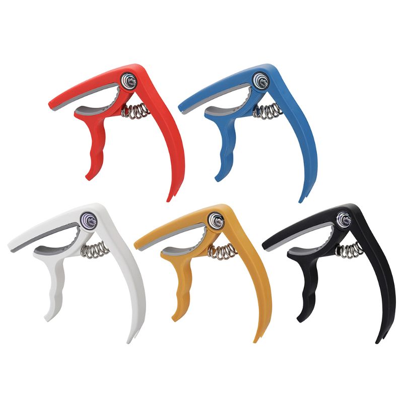 Plast stål guitar capo klassisk akustisk guitar ukulele tuning klemme musikinstrument tilbehør nybegynder værktøj