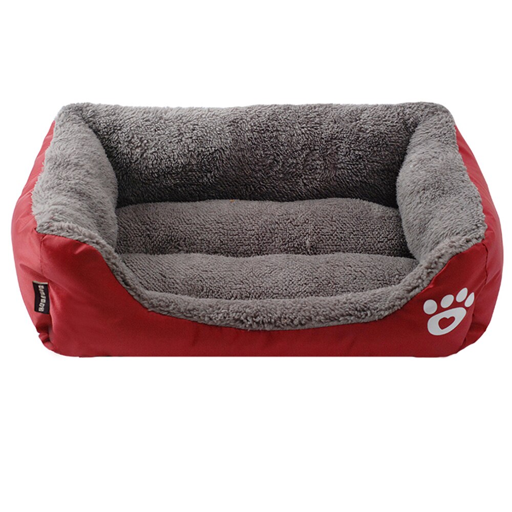Hundeseng sofa hvalp kæledyr hund seng til små store mellemstore hunde kat tæppe hund senge måtter hus liggestol kæledyr seng kennel: Jeg / M 58 cm x 45 cm x 14cm