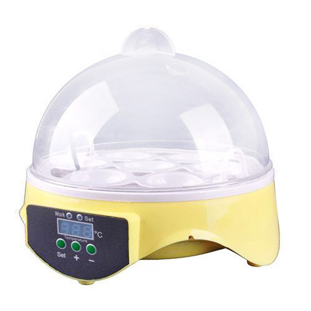 Poultry Hatching Machine 7 Mini Brooder Small Chicken Bird Egg Hatchers Incubator for Quail Parrot Duck European Standard Plug: Default Title