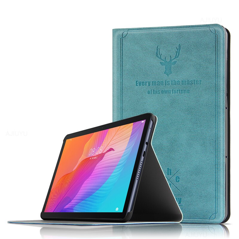 For Huawei Matepad T10S AGS3-L09 AGS3-W09 Tablet Cover for Huawei Matepad T10S Case+film Pen: blue