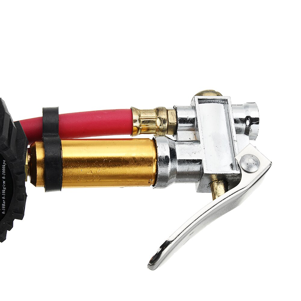 Auto Car Air Tire Tyre Inflator LCD Display Tire Pressure Gauge Compressor w/Dual Chuck 200PSI Quick Connect