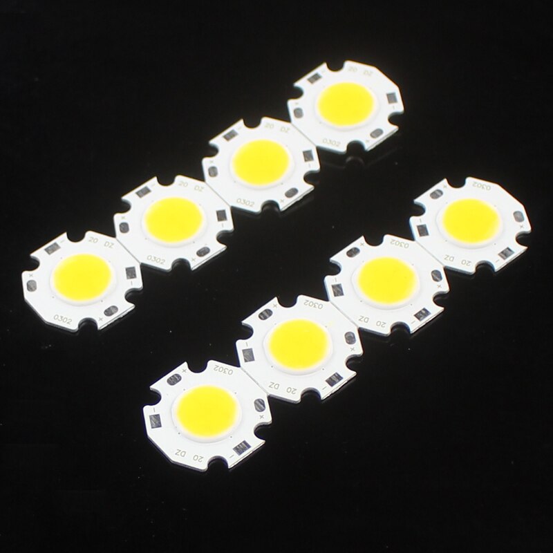 10x3 w 5 w 7 w cob redonda led fonte de luz chip a bordo da lâmpada quente branco frio natural integrado circular cob