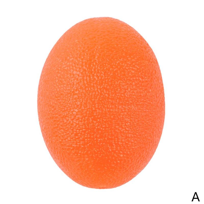 Hand Gripper Silicone Gel Grip Ball Exercise Hand Grip Exerciser Ball Stress Energy Strength Relief Finger Wrist Trainer C8R1: Orange