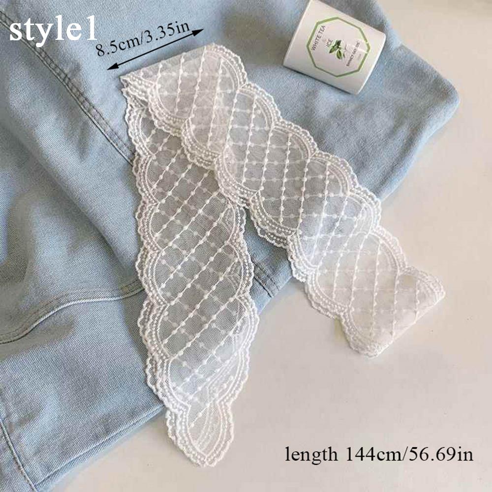 Vintage Spitze Haar Schal Sommer Süße Schleife Stirnband Elegante Band Dekor Haarband Lange Schmale Halstuch Dekorative Schal: Grau